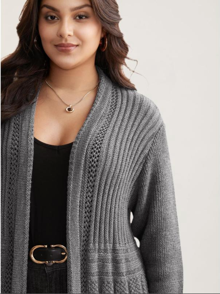 Longline Knit Cardigan