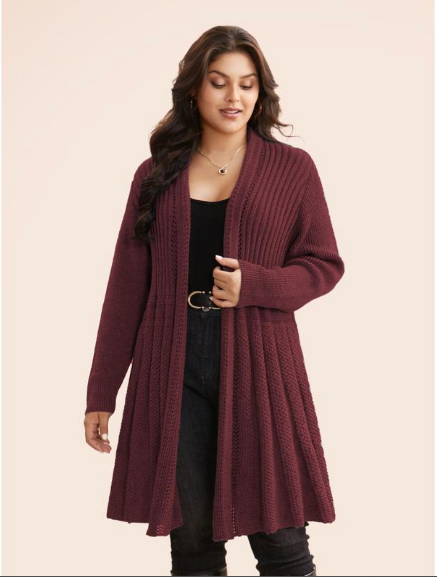 Longline Knit Cardigan